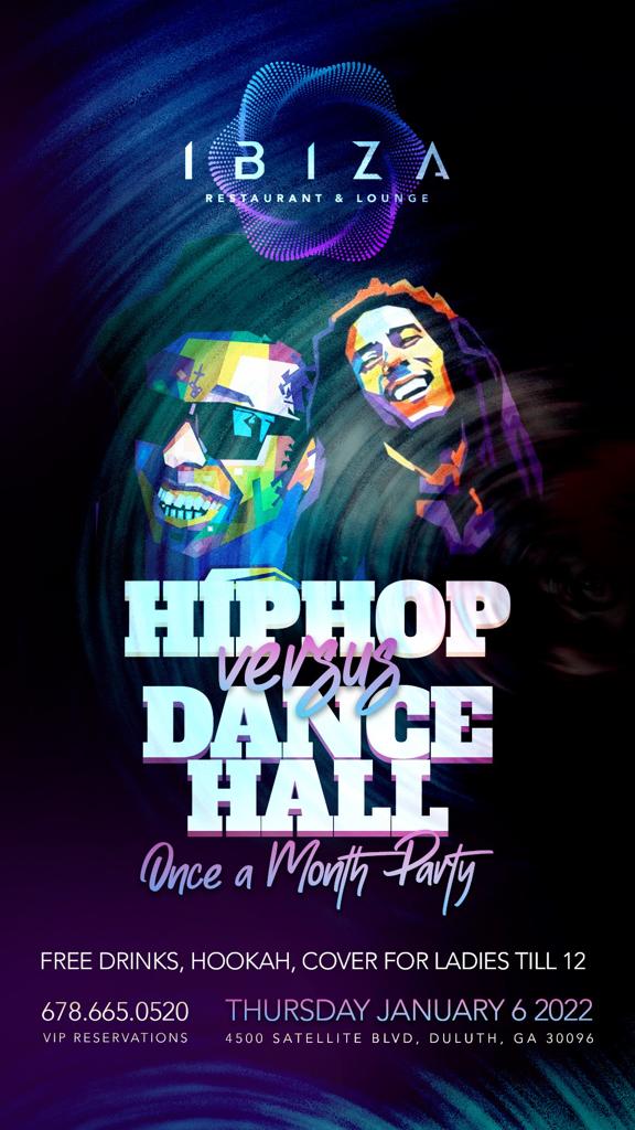 HIP HOP vs DANCE HALL - Ibiza Lounge